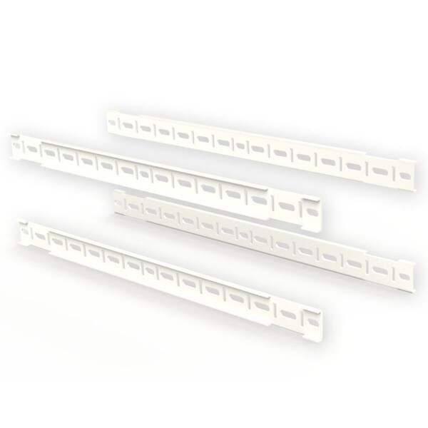 Panel, 2 in. H x 29-1/4 in. W x 1/2 in. L, Steel, 4 PK